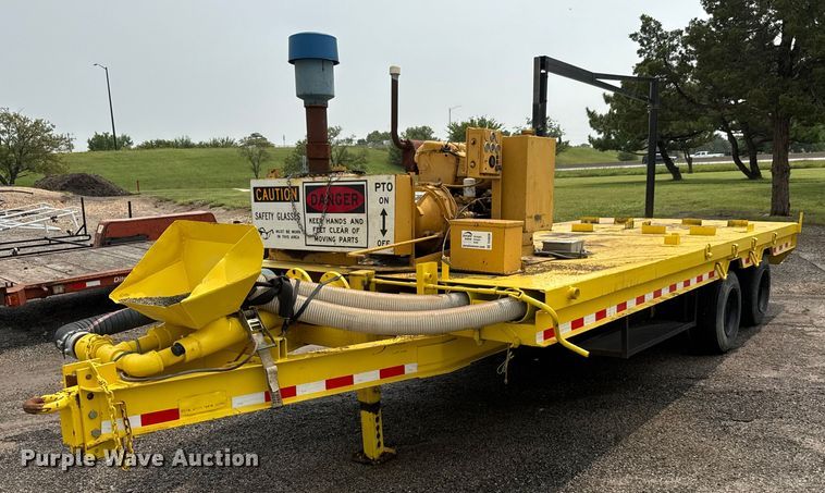 1992 JFW Sand blasting trailer - DU6836