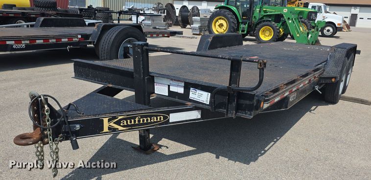 2019 Kaufman  FDDT tilt deck equipment trailer - EF3782