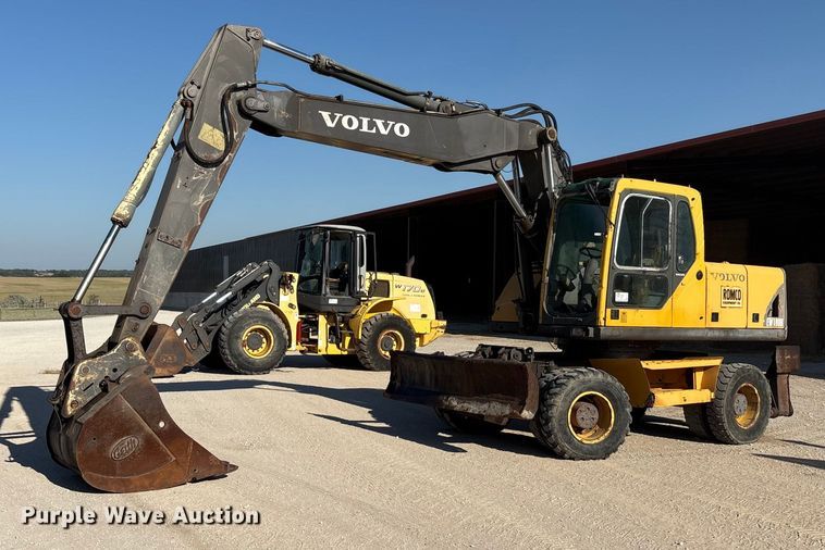 2005 Volvo EW180B wheeled excavator - EA7511