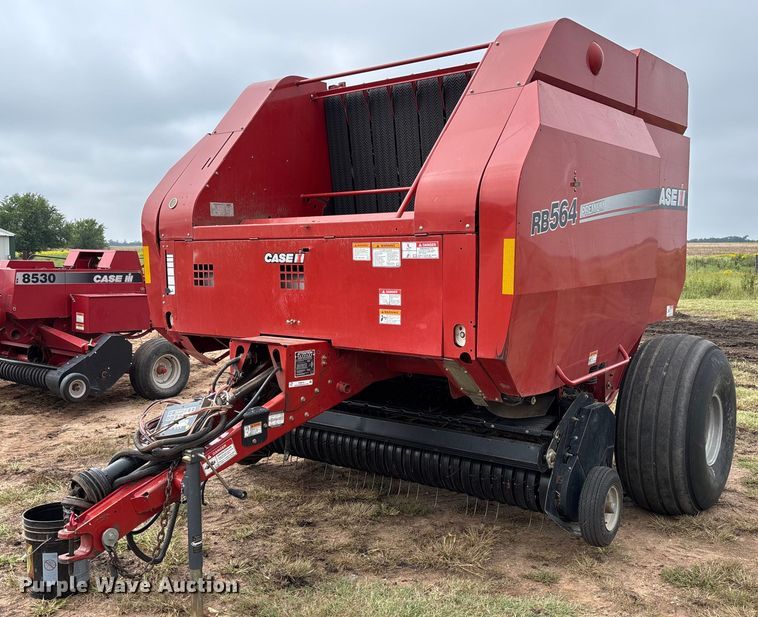 2012 Case RB564 round baler - EM8191
