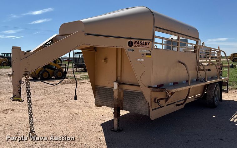 2018 Easley 5x16 SAGN/7 livestock trailer - EP0535