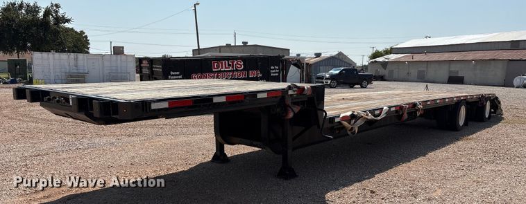 2018 Pitts drop deck equipment trailer - DO1179
