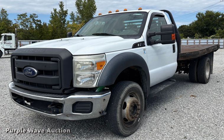 2012 Ford F450 Super Duty XL flatbed truck - EC4420