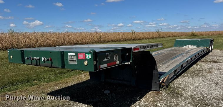 2012 Landoll 835C lowboy equipment trailer - ER0155