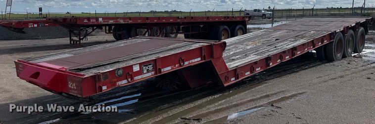 1980 Atoka 43D0L drop deck oilfield trailer - ER2461