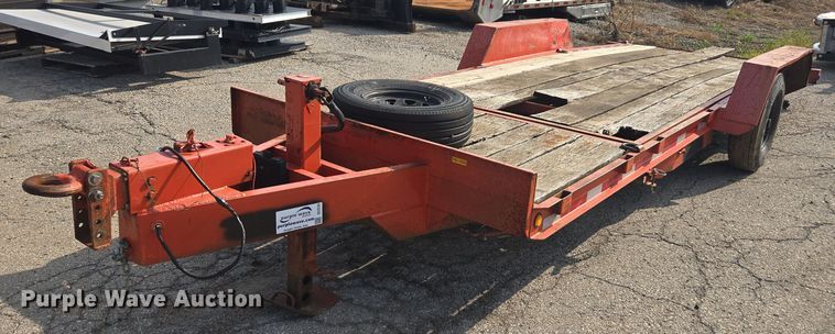 2002 Fannin tilt deck equipment trailer - DE2233