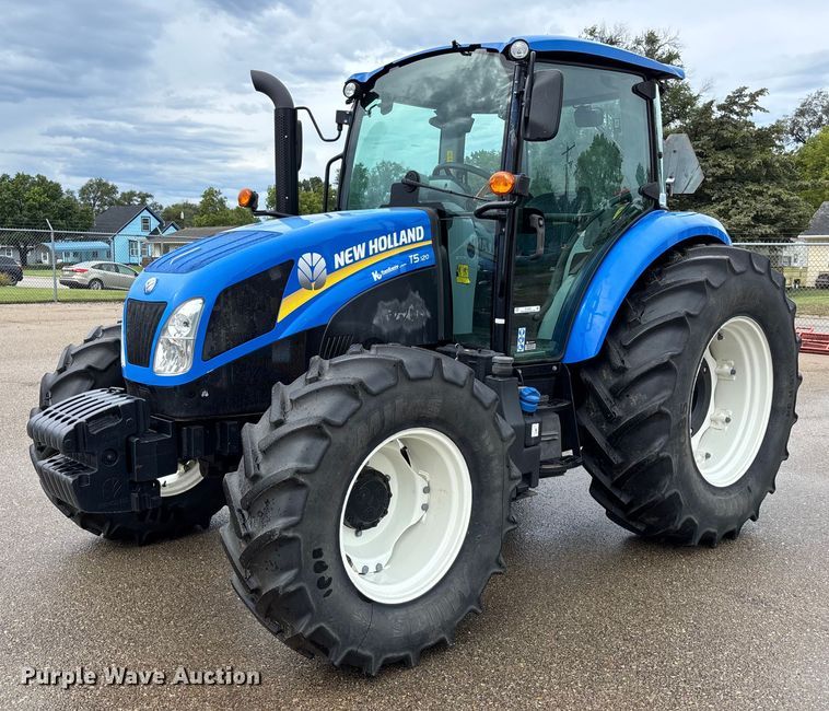 2019 New Holland T5.120 MFWD tractor - DY6487