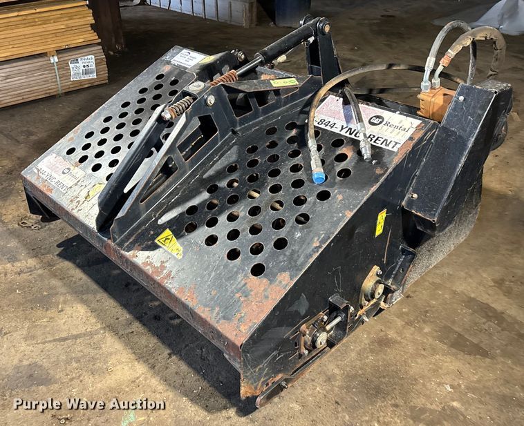2012 Caterpillar LR15B skid steer landscape rake - DU1329