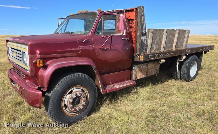 1986 Chevrolet C60 dump flatbed truck - DY1179