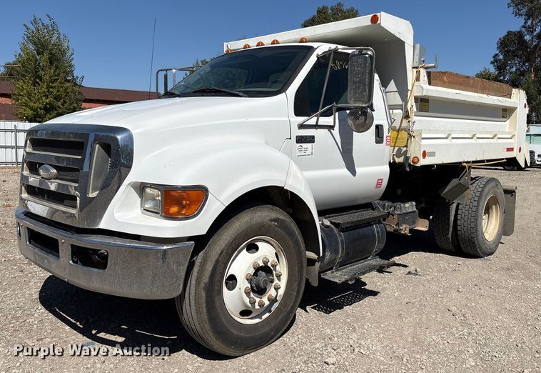 2008 Ford F750 Super Duty XL dump truck - EC8018