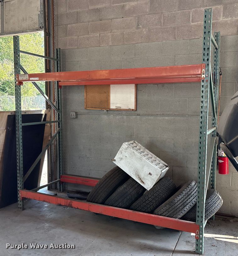 (4) pallets of shelving - EM6072