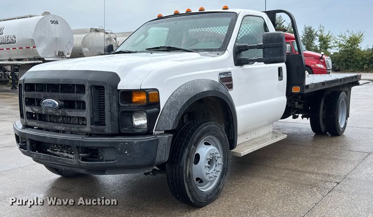 2008 Ford F450 Super Duty XL flatbed truck - EM8166