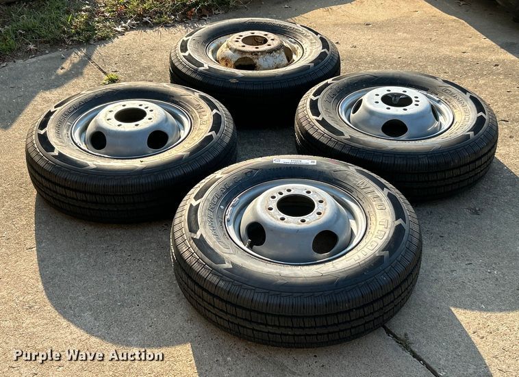 (4) 235/85R16 Wild Trail Commercial L/T tires and wheels - ET3278