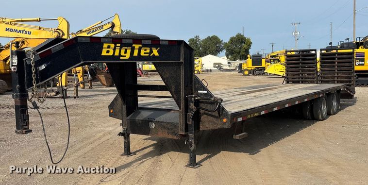 2015 Big Tex 22GN -25+5 equipment trailer - ET4524