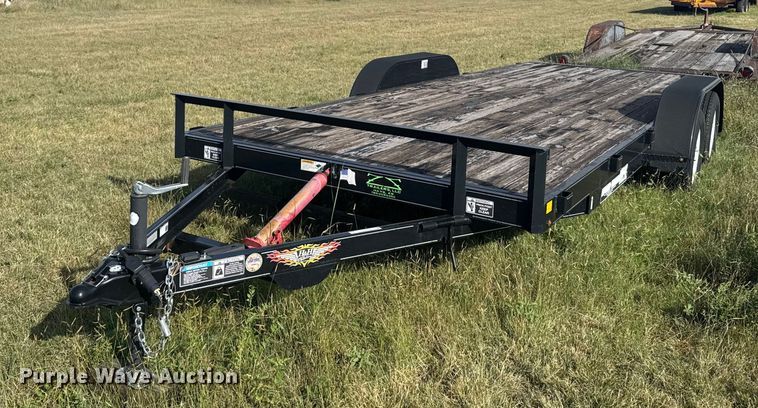 2017 H&H MX Speedloader tilt deck equipment trailer - EU6018
