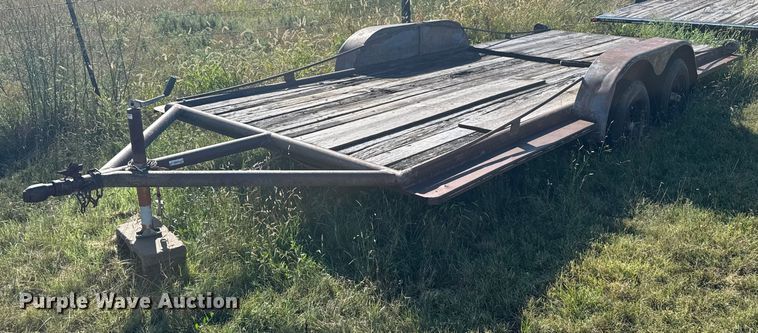 1992 Shop built flatbed trailer - EU6019