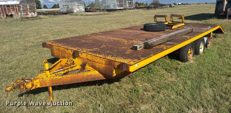 1997 Shop built equipment trailer - EU6020