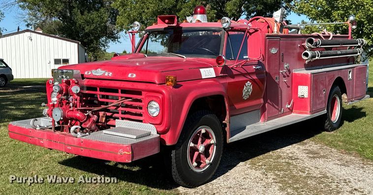 1973 Ford F750 pumper fire truck - EV1951