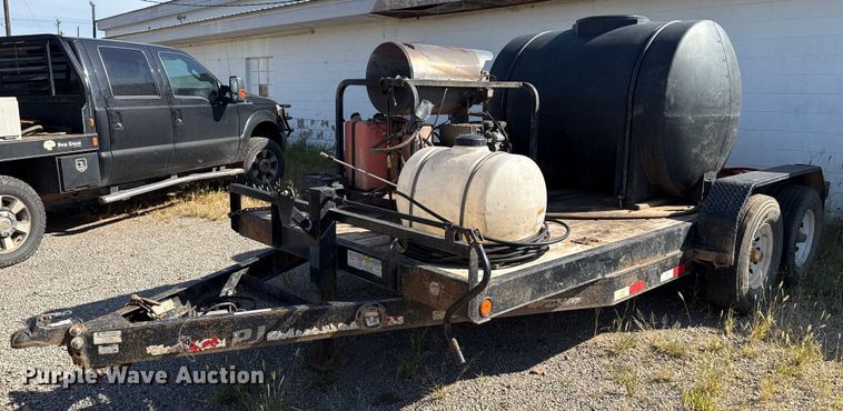 2012 PJ Trailers CC162 equipment trailer - GH9379