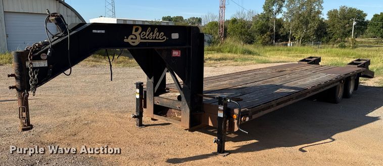 2013 Belshe FB30 equipment trailer - GH9383