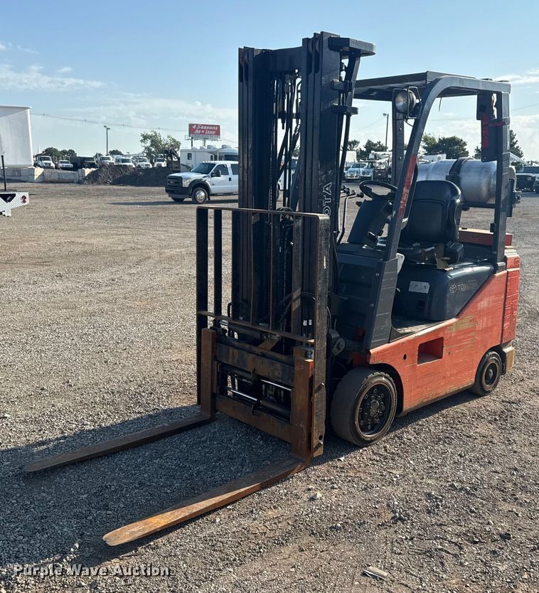 2007 Toyota 8FGCU18 forklift - NU9640