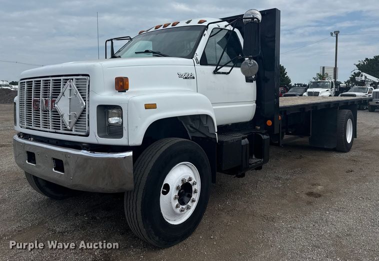 1996 GMC Top Kick flatbed truck - NU9660