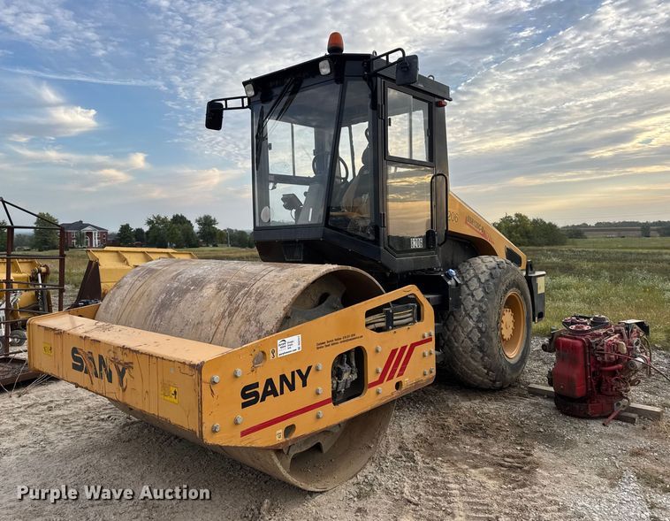 Sany SSR120C-8 single drum vibratory roller - DO2317