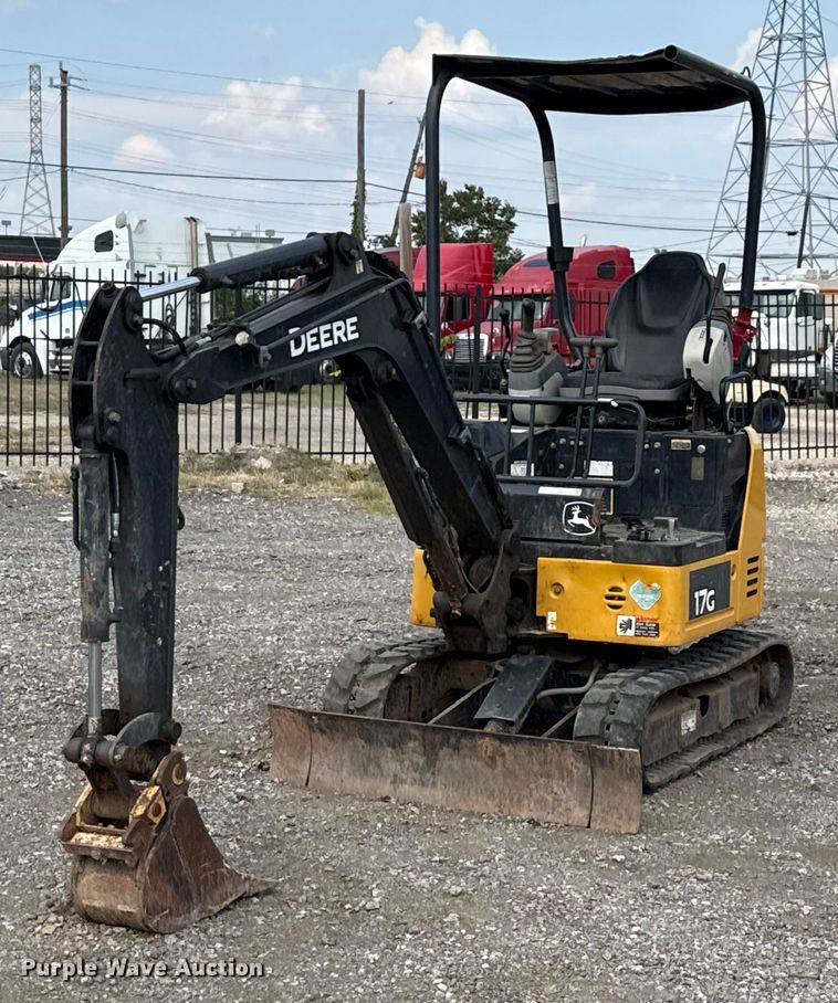 2020 John Deere 17G mini excavator - DX5811