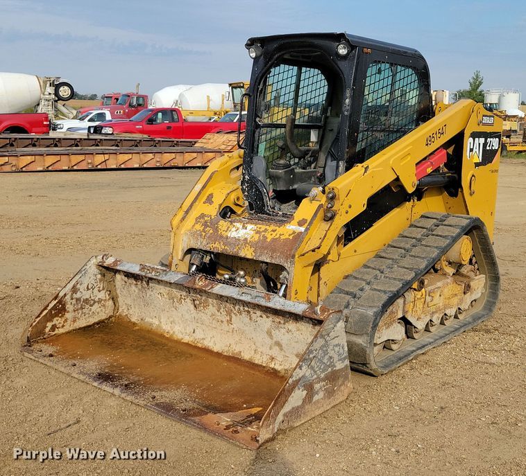 2015 Caterpillar 279D tracked skid steer loader - DZ6596