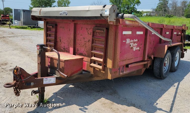 2004 Baker Built Trailer Works dump trailer - EA2485