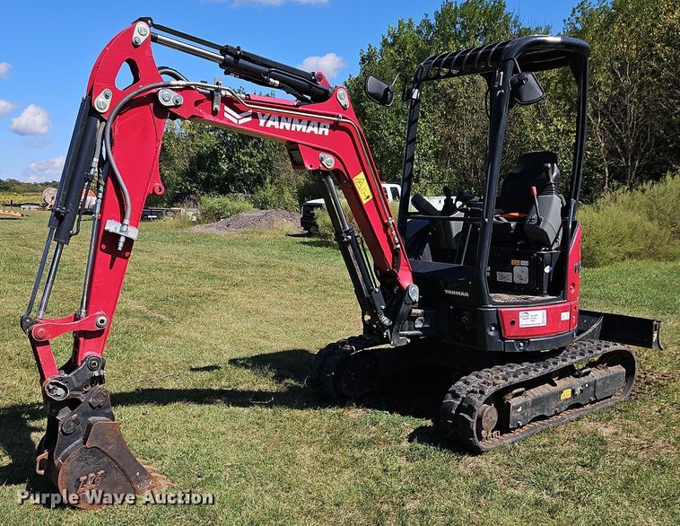 2022 Yanmar VIO25-6B mini excavator - EB8327