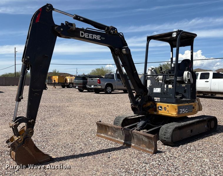 2015 John Deere 35G mini excavator - EC8007