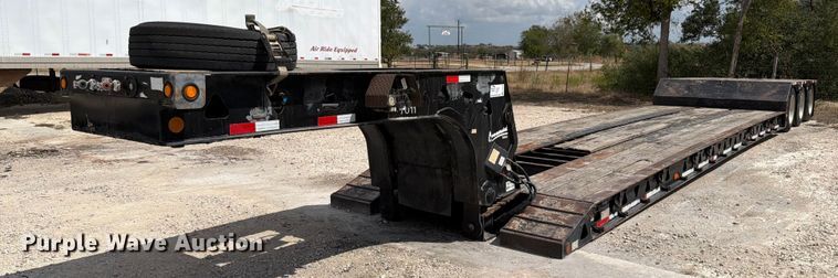 2011 Trail King TK70HG-492 lowboy equipment trailer - ED5923