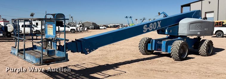 2012 Genie S-80X boom lift - EF6062