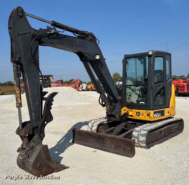 2014 John Deere 60G mini excavator - EN7002