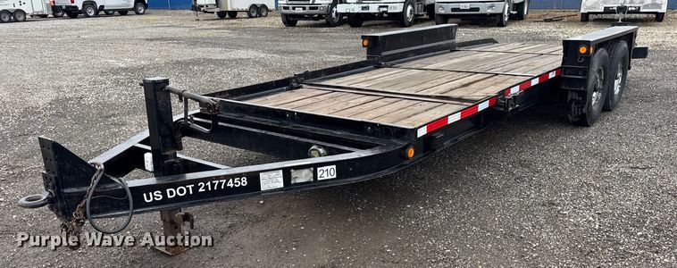 2010 Belshe TB14 tilt deck equipment trailer - ER0124
