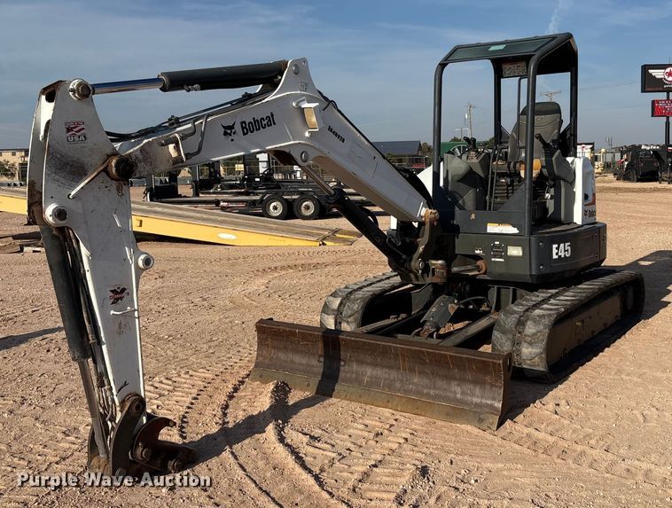 2018 Bobcat E45 mini excavator - EU4638