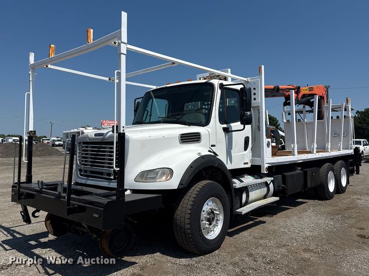 2012 Freightliner Business Class M2 grapple crane truck - NU9632