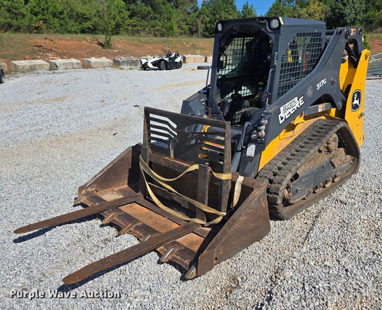 2021 John Deere 317G tracked skid steer loader - YA1229