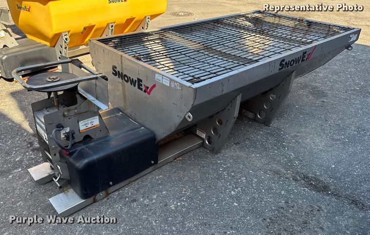 (2) SnowExSalt Helixx SS spreaders - EV4126