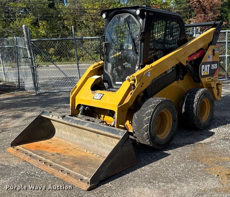 2019 Caterpillar 262D skid steer loader - EV4135
