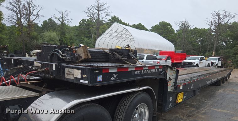 2020 Landoll 455B drop tilt deck equipment trailer - EV5013