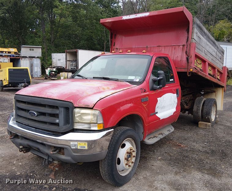 2002 Ford F550 Super Duty dump truck - EV5018