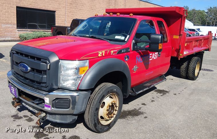 2016 Ford F550 Supercab dump truck - EV5144