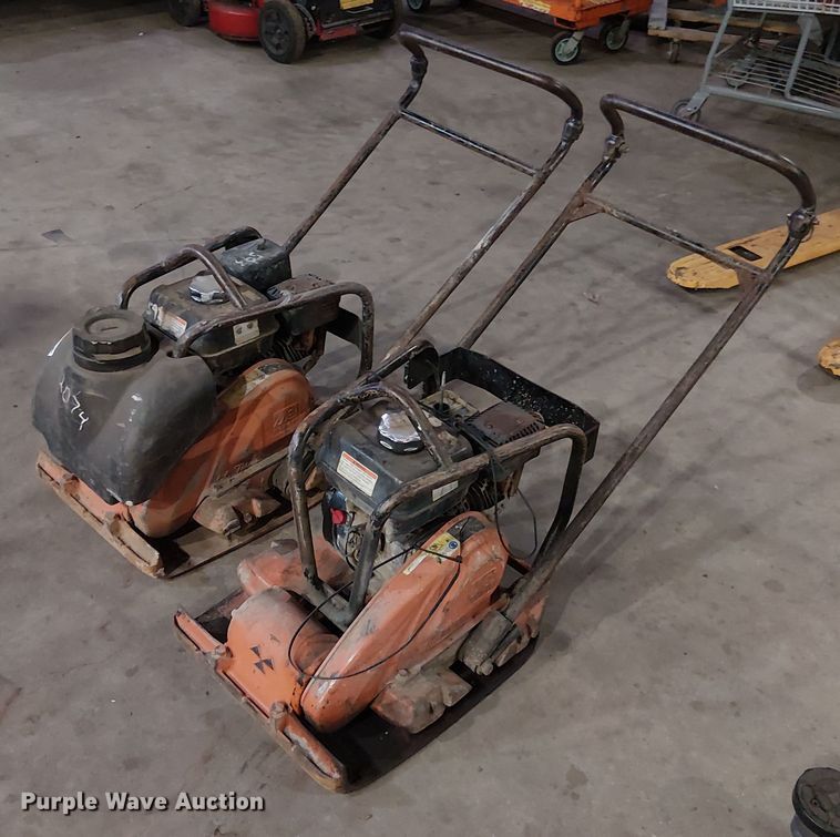 (2) plate compactors - EV5147