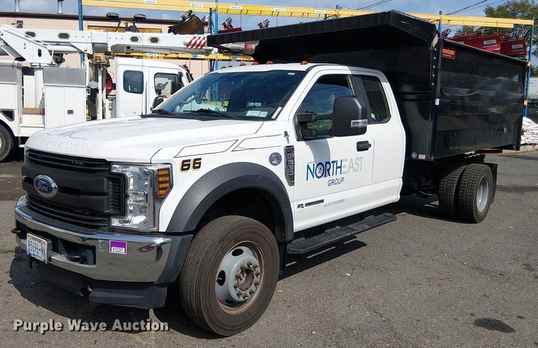 2019 Ford F550 SuperCab dump truck - EV5208