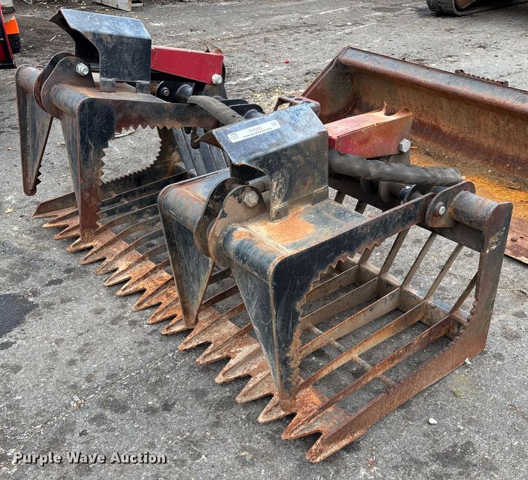 74" skid steer grapple bucket - EV5263