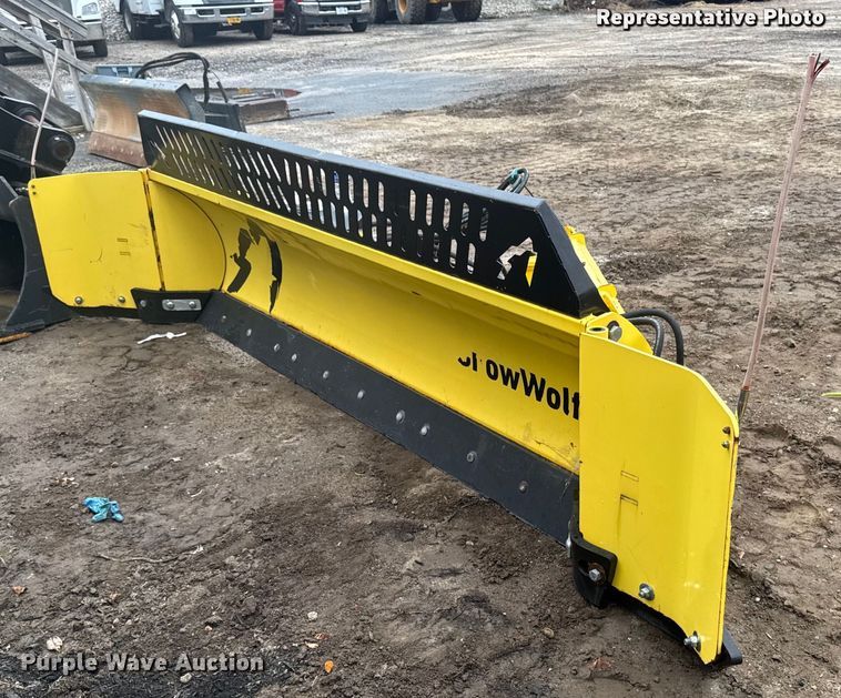 Quattro Plow XT QPXT-126 skid steer snow pusher - EV5282