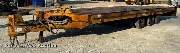 1992 Trail-Eze PLP20T31 tilt deck equipment trailer - DO2369