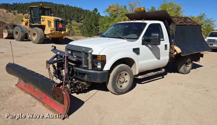 2009 Ford F350 Super Duty XL flatbed pickup truck - DY1249